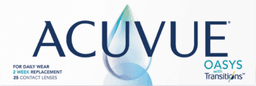 ACUVUE OASYS with Transitions contact lens box