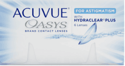 ACUVUE OASYS for ASTIGMATISM contact lens box