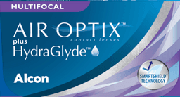 AIR OPTIX plus HydraGlyde Multifocal contact lens box