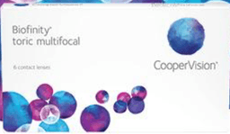 Biofinity toric multifocal contact lens box