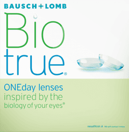 Biotrue ONEday contact lens box