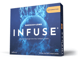 Infuse One-Day for Astigmatism contact lens box