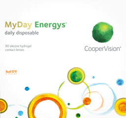 MyDay Energys contact lens box