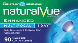 NaturalVue Enhanced Multifocal 1 Day contact lens box