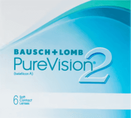 PureVision 2 contact lens box