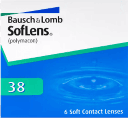Soflens 38 contact lens box