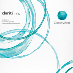 clariti 1 day contact lens box