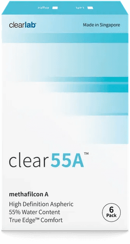 clear 55 contact lens box