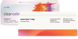eyedia clearcolor 1-day contact lens box