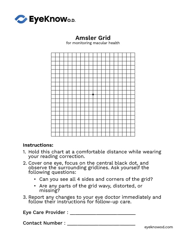 Amsler Grid preview